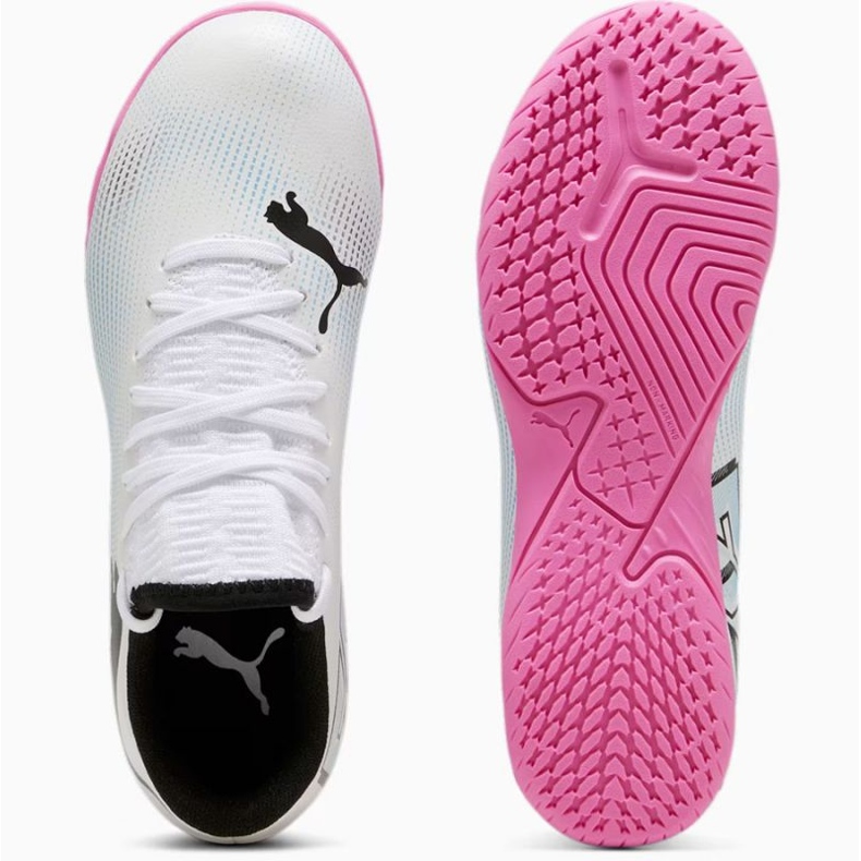 Puma Future 7 Play It Jr 107739-01 fotbollsskor vit 1