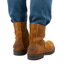 Olivier Läder herrstövlar 553KZ röda brun 2