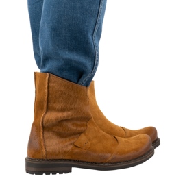 Olivier Läder herrstövlar 553KZ röda brun 1