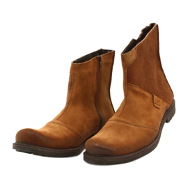 Olivier Läder herrstövlar 553KZ röda brun 5