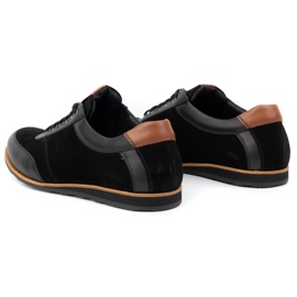 Olivier Skinnskor för män 7007KB svarta 4