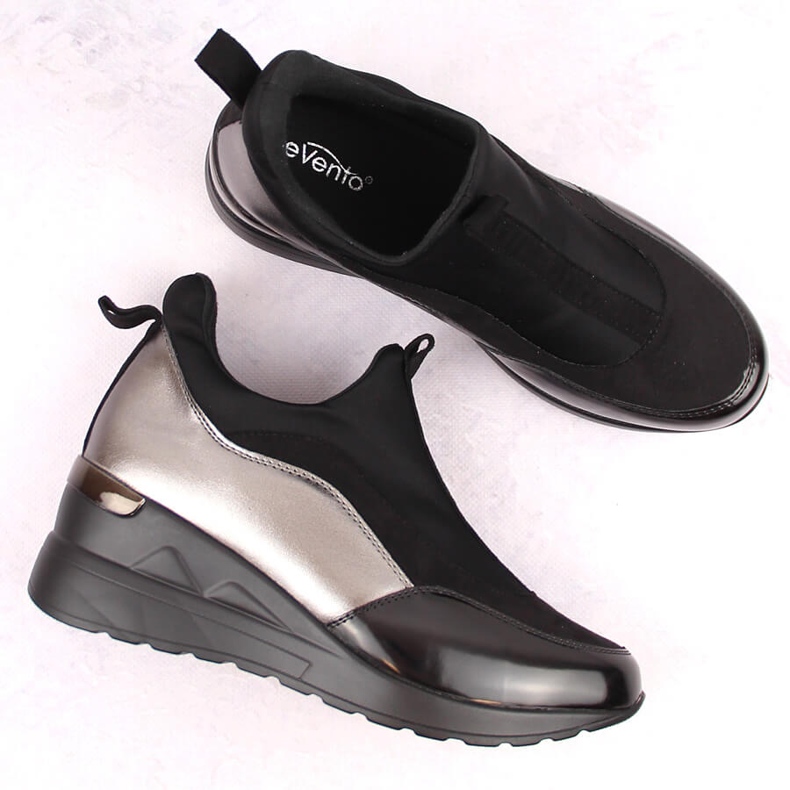 Dambrogues på kilklackarna eVento svart 1