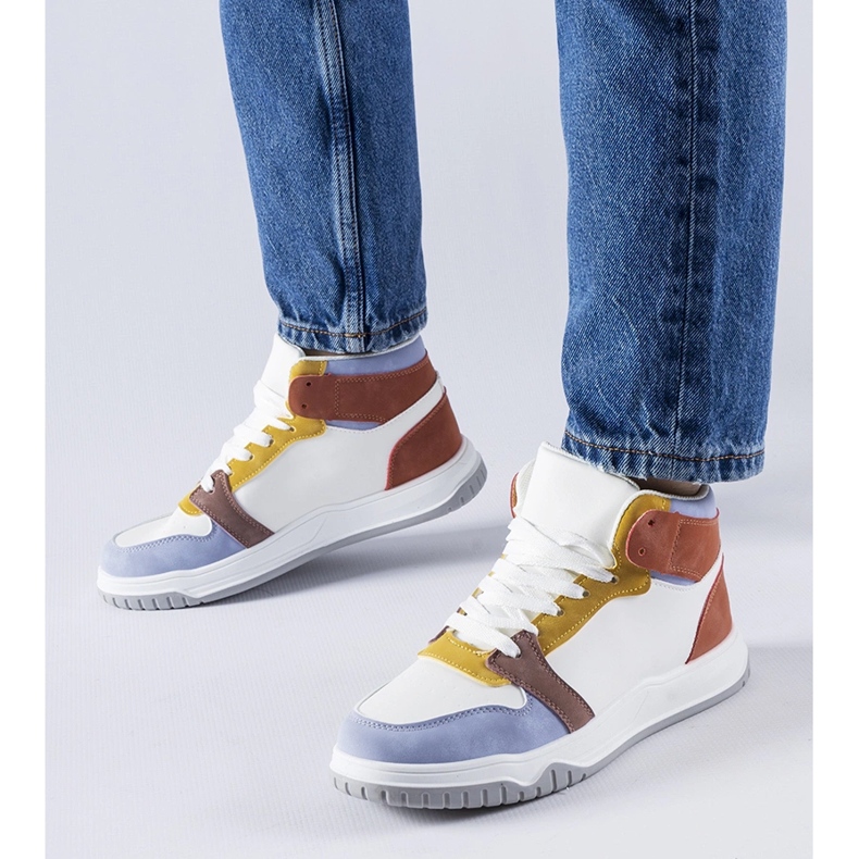 Elizabeths lila high-top sneakers purpur 1