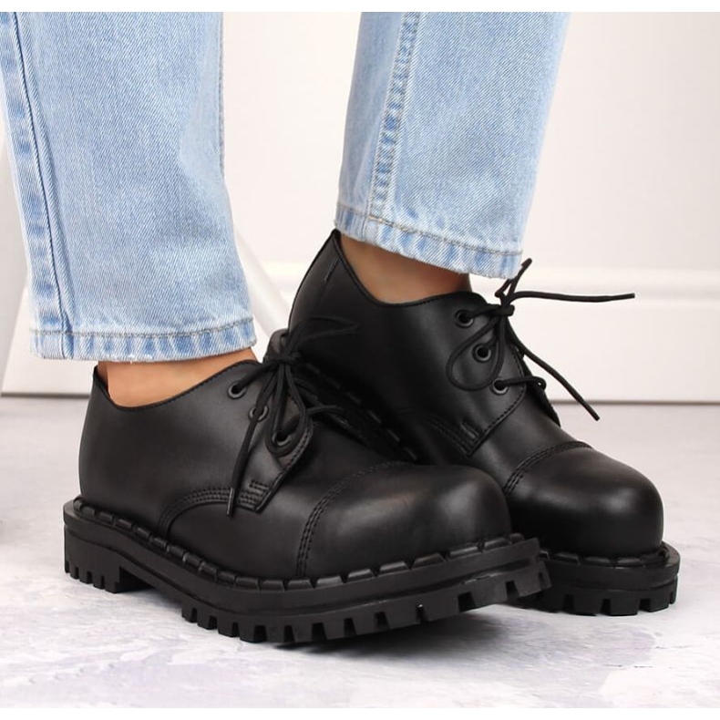 Gregor W GRE1206A läderstövlar, svarta 2