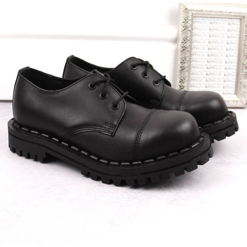 Gregor M GRE1206B läderstövlar, svarta 1