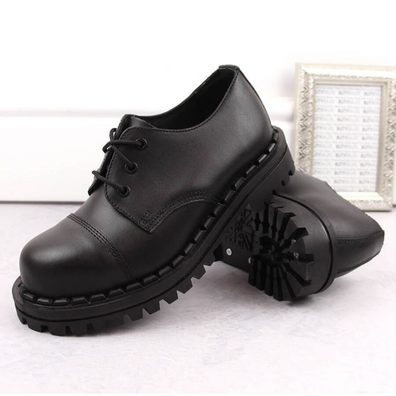 Gregor M GRE1206B läderstövlar, svarta 2