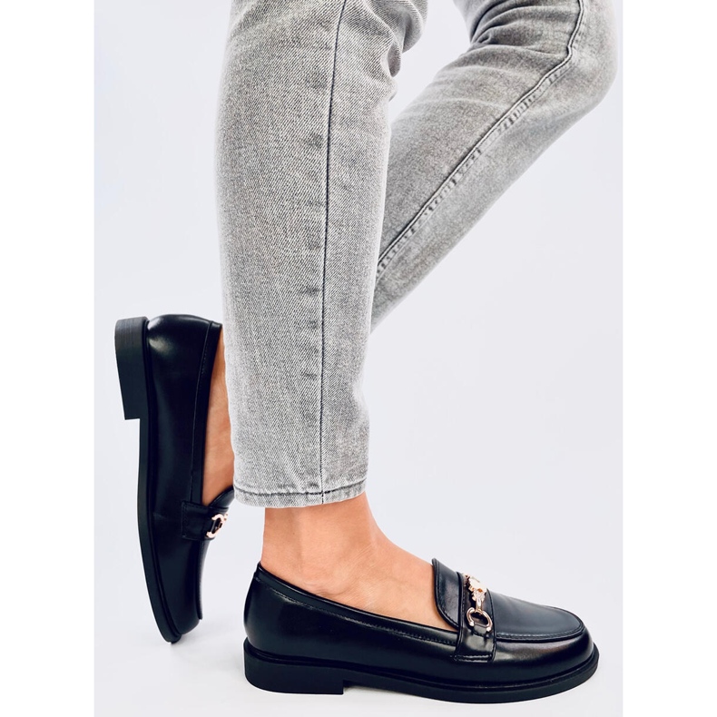 Gracess Black nallebjörnsmockasiner svart 2