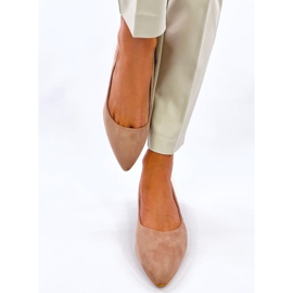 Marani Khaki lågklackade pumps beige 1