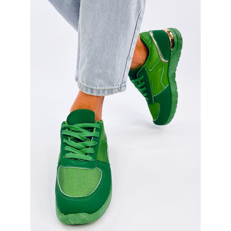 Doleh Green lätta sneakers för kvinnor grön 1
