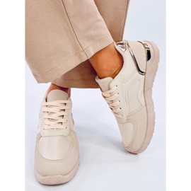 Lätta damsneakers Doleh Beige 1