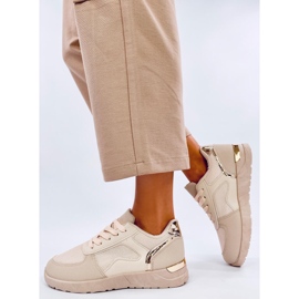 Lätta damsneakers Doleh Beige 2