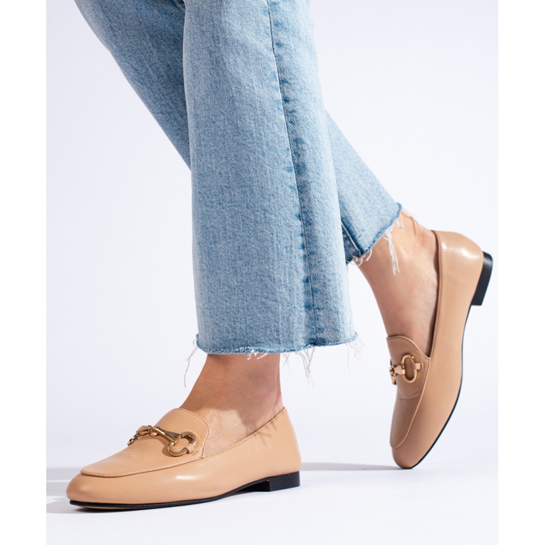 Mockasiner Beige skor brun 2