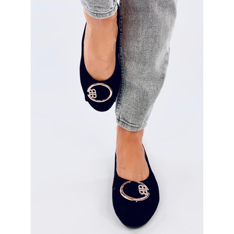 Gauri Black ballerinor för kvinnor svart 1