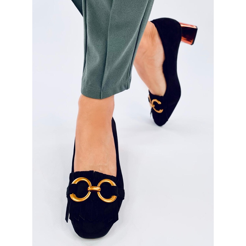 Weinn Svarta pumps i koppar 1