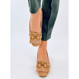 Weinn Beige pumps i koppar 1