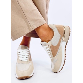 Agassi Beige damsneakers 1