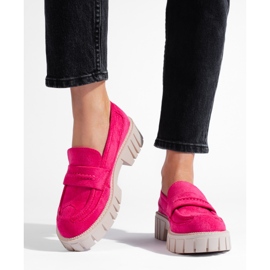 Rosa mockaskor för kvinnor 2