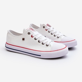 Big Star Low Mäns vita sneakers T174102 2
