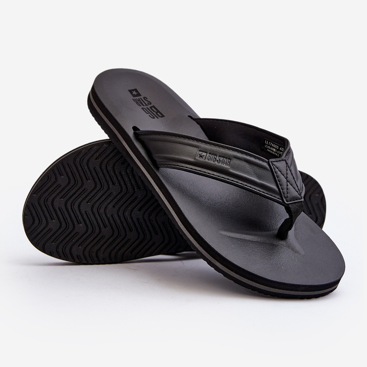 Herrflip-flops Big Star LL174605 Svart 1