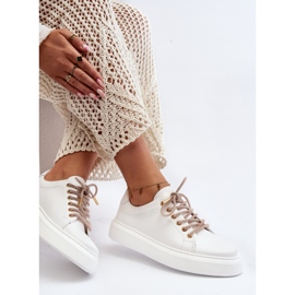 Läder Damsportskor CheBello 4362 Vit 1