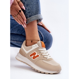 Beige Lifari Dam Sneakers Sportskor 1