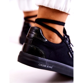 Damsneakers Tied Cross Jeans JJ2R4039C Svart 2