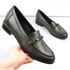 Potocki W WOL204C lågklackade skor, gröna 1