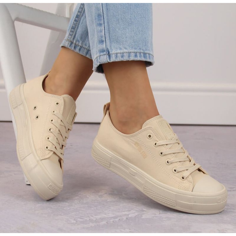 Big Star W INT1963B plattformssneakers, beige 1