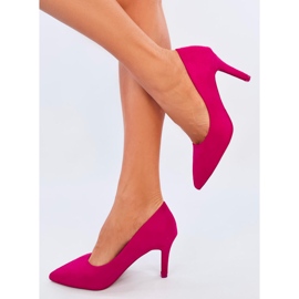 Klassiska dampumps Eurielle Fuchsia rosa 2