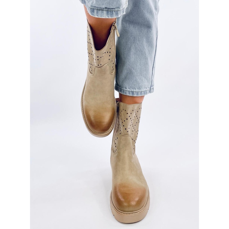 Issey Green öppna stövlar grön 1