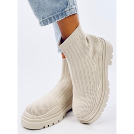 Strumpor hög ankel Silva Beige 2