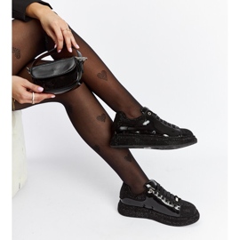 Goe NN2N4010 svarta sneakers med strass 1