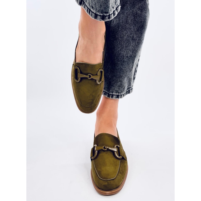 Isidora Gröna loafers för kvinnor 1