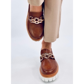 Plattform loafers från Catz Camel brun 1