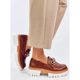 Plattform loafers från Catz Camel brun 2
