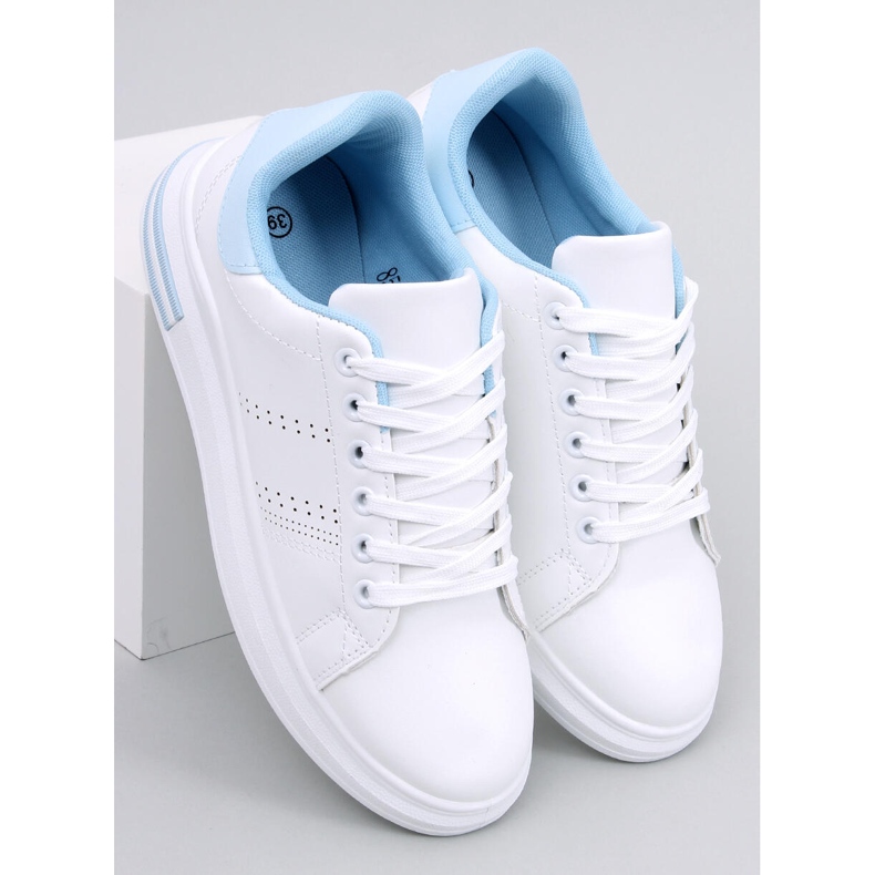 Maes Blue wedge sneakers vit 1