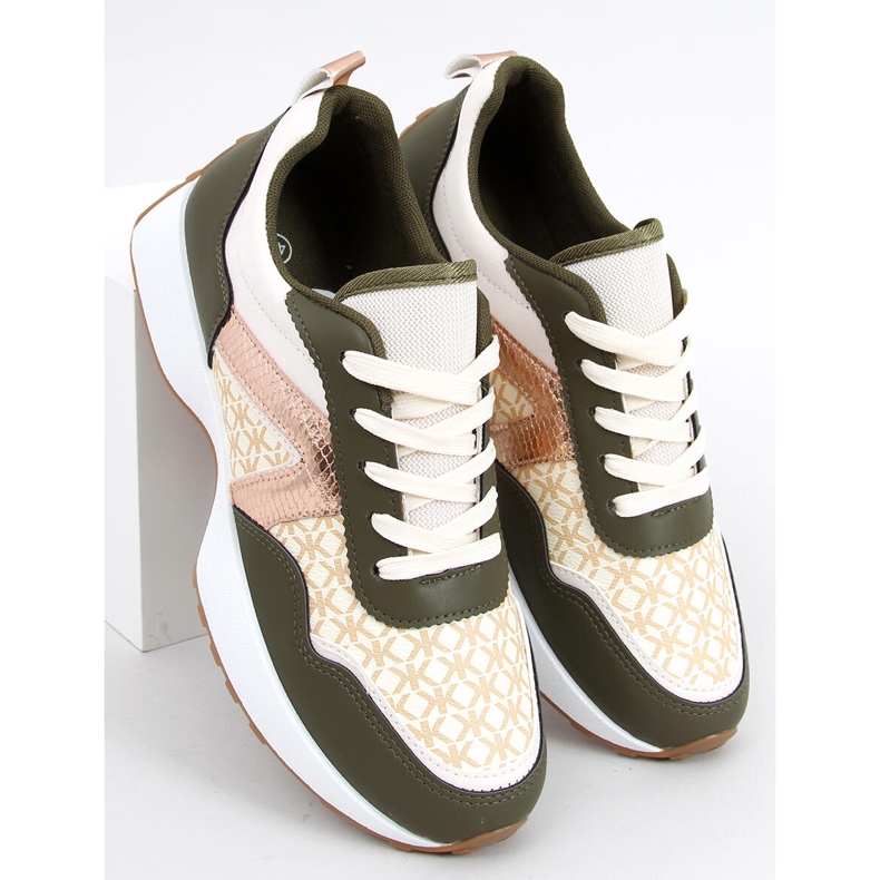 Akira Green Trainers beige 1