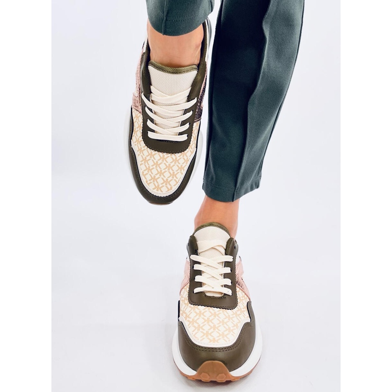 Akira Green Trainers beige 2
