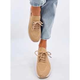 Faggio Khaki strumpor beige 1