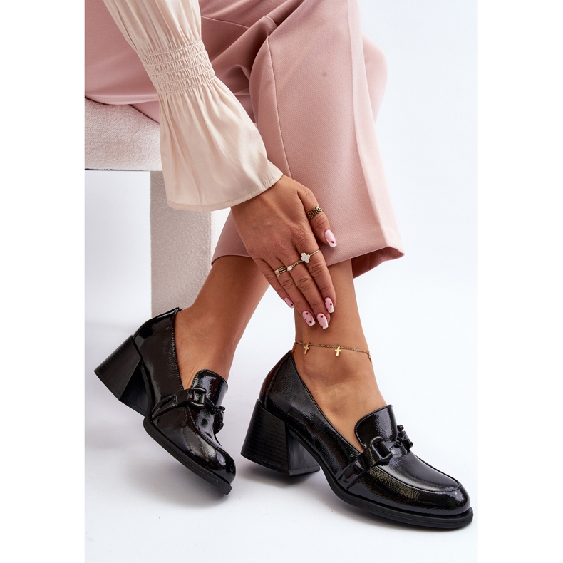 Vinceza Svarta högklackade skor Nireva 2