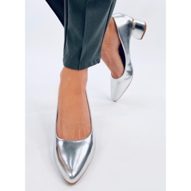 Shers Silver pumps med hög klack silver- 2