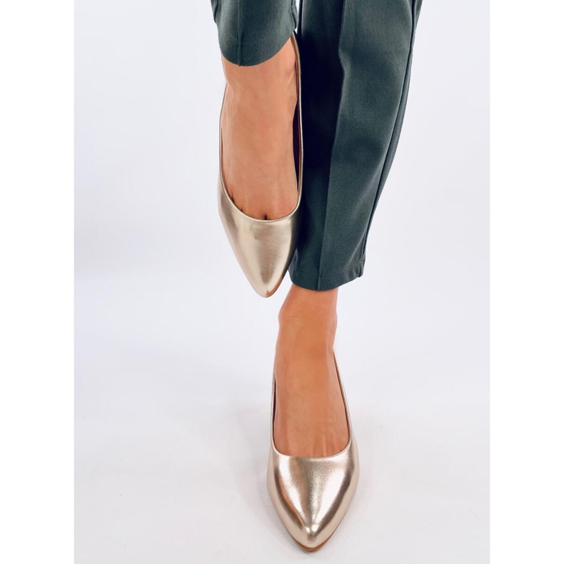 Shers Gold pumps med hög klack gyllene 1