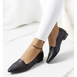 Svarta Jarrett genombrutna ballerinor 1