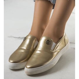 Guld Slip On Taastru sneakers gyllene 1