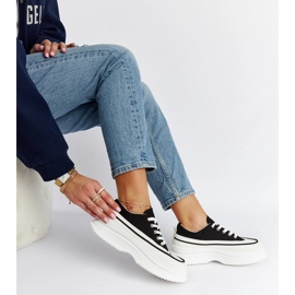 Svarta Plesio plattformssneakers 1