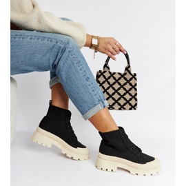 Svarta lätta Obispo stövlar 1