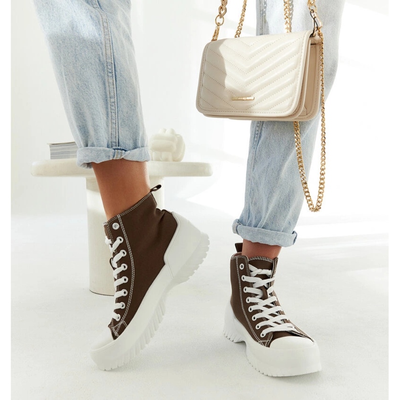 Gröna Ronchis high-top sneakers 1