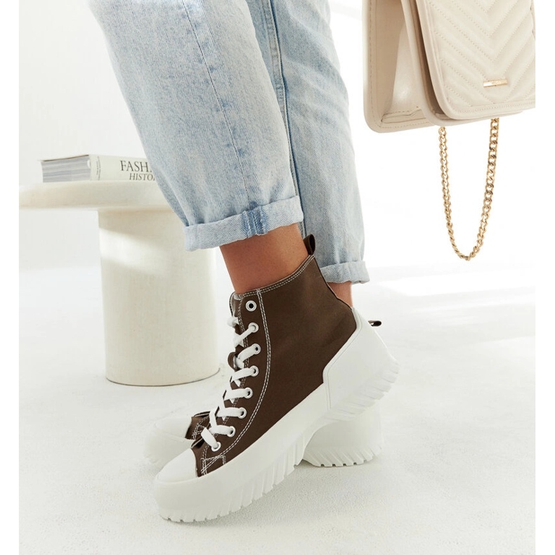 Gröna Ronchis high-top sneakers 2