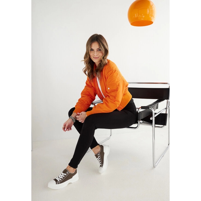 Gröna Monteleone plattformssneakers 1