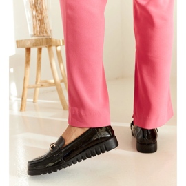 Svart patent Prussia mockasiner 1